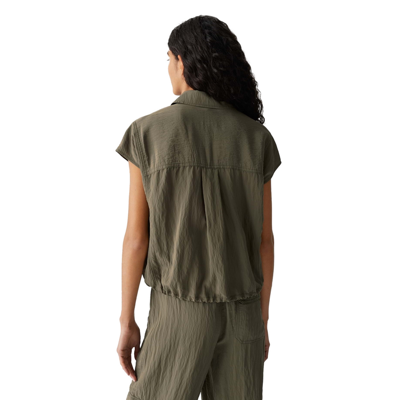 Opus Dames Blouse 10418013194317 Olijf