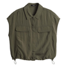Opus Dames Blouse 10418013194317 Olijf