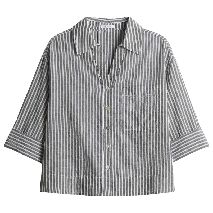 Opus Dames Blouse 10418113195317 Olijf