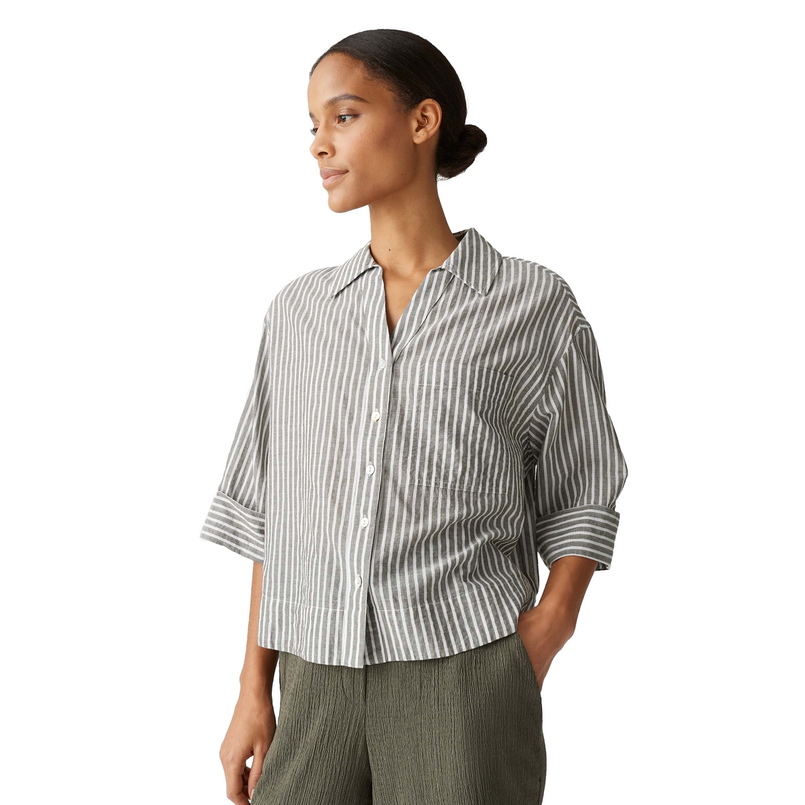 Opus Dames Blouse 10418113195317 Olijf