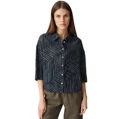 Opus Dames Blouse 10418513199100 Kobalt