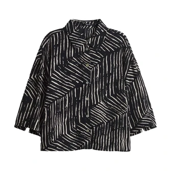 Opus Dames Blouse 10418513199100 Zwart