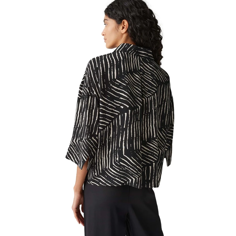 Opus Dames Blouse 10418513199100 Zwart