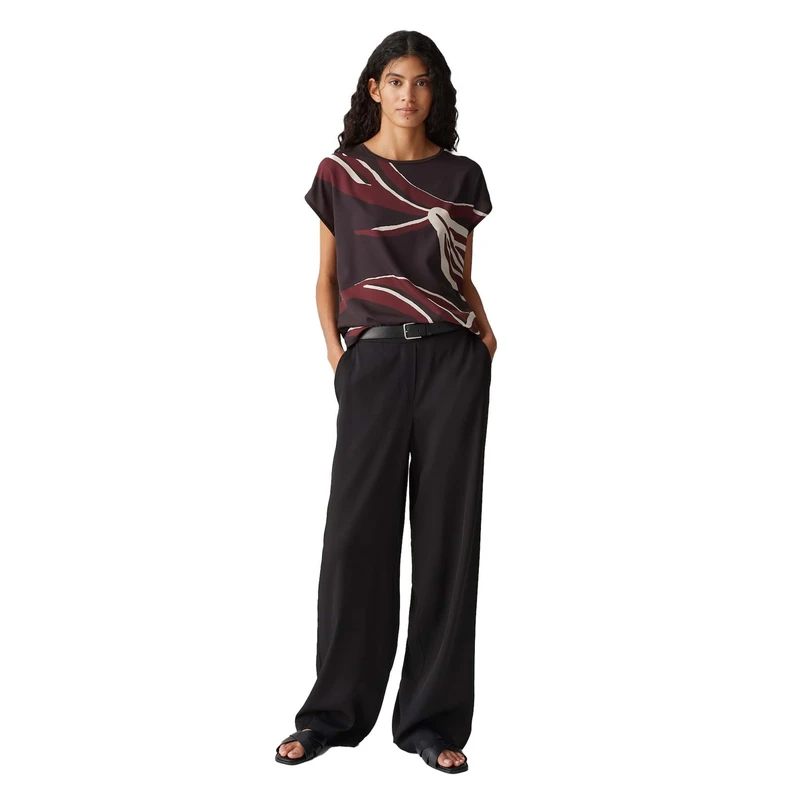 Opus Dames Blouse 10425013238317 Midden bruin