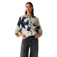 Opus Dames Blouse 10455513435376 Kobalt