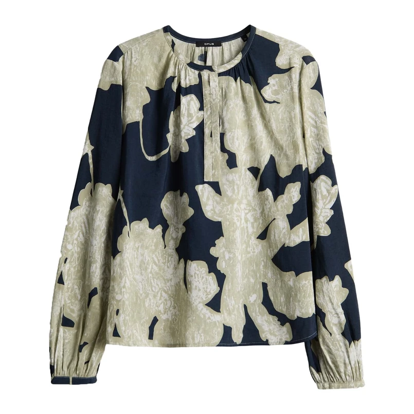 Opus Dames Blouse 10455513435376 Kobalt