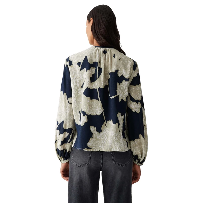 Opus Dames Blouse 10455513435376 Kobalt