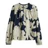 Opus Dames Blouse 10455513435376 Kobalt