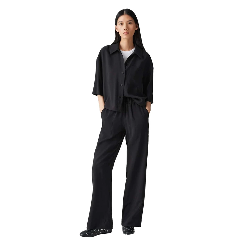 Opus Dames Blouse Fabbey Zwart