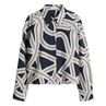 Opus Dames Blouse Famena lane Kobalt
