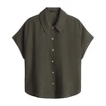 Opus Dames Blouse Fasinga Olijf