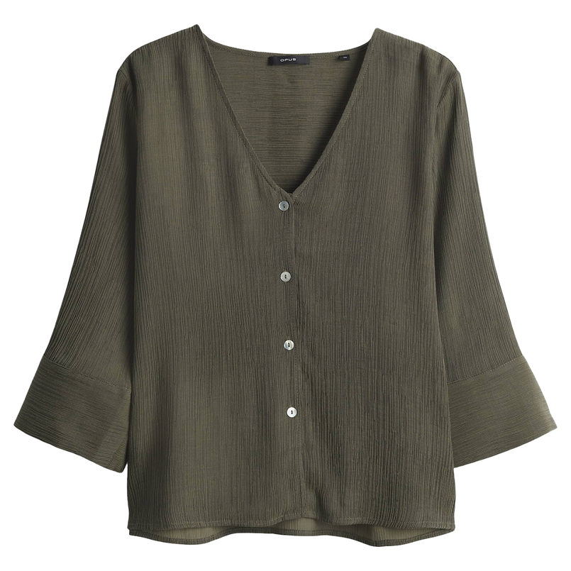 Opus Dames Blouse Felsea Olijf