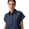 Opus Dames Blouse Folmes Mid blue denim