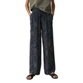 Opus Dames Broek Marou palm leaves Kobalt
