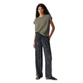 Opus Dames Broek Marou palm leaves Kobalt