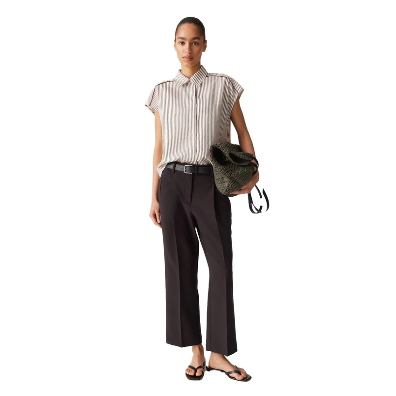 Opus Dames Broek Meeri city Midden bruin