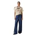 Opus Dames Broek Melane denim Mid blue denim