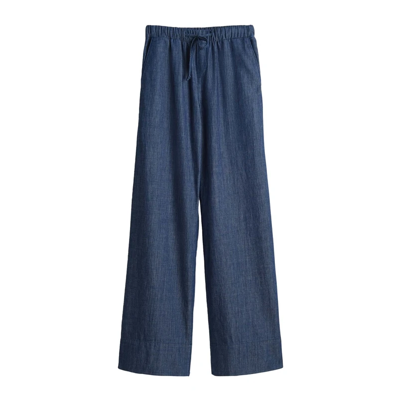 Opus Dames Broek Melane denim Mid blue denim