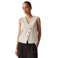 Opus Dames Gilet Warfa Beige