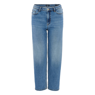 Opus Dames Jeans 10350810391306 Midden blauw