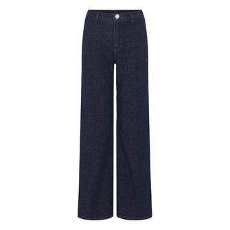 Opus Dames Jeans 1037165346100 Dark blue denim