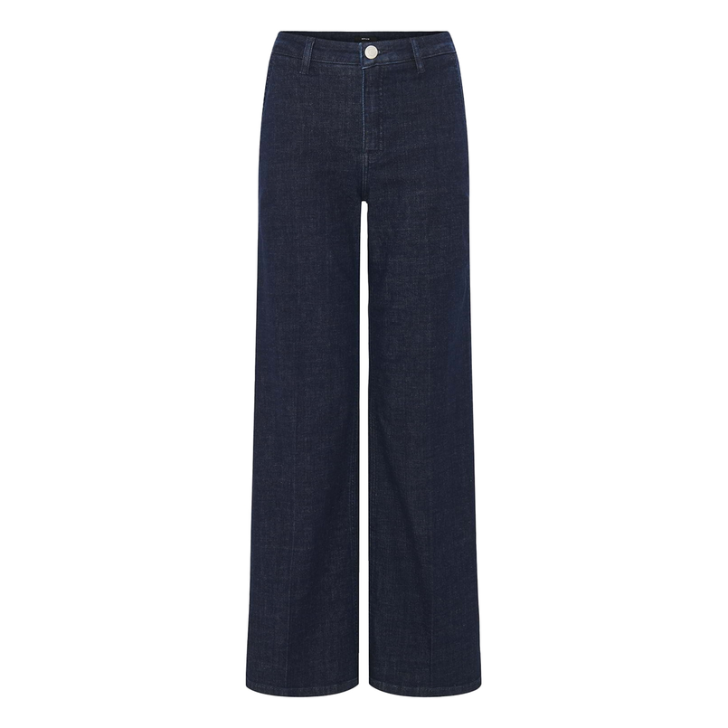 Opus Dames Jeans 1037165346100 Dark blue denim