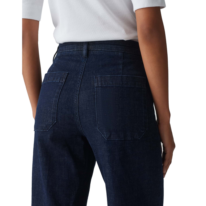 Opus Dames Jeans 1037165346100 Dark blue denim
