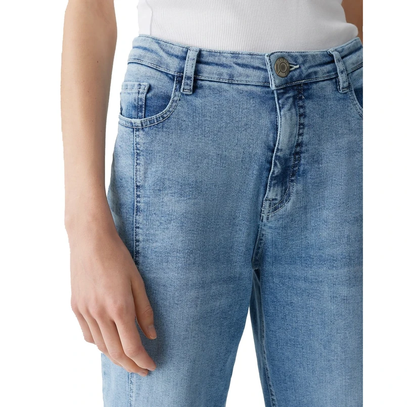 Opus Dames Jeans 10386811992316 Light blue denim