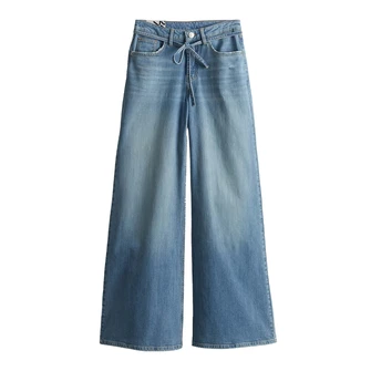 Opus Dames Jeans 10387812990338 Light blue denim
