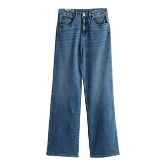 Opus Dames Jeans 10387910391337 Mid blue denim