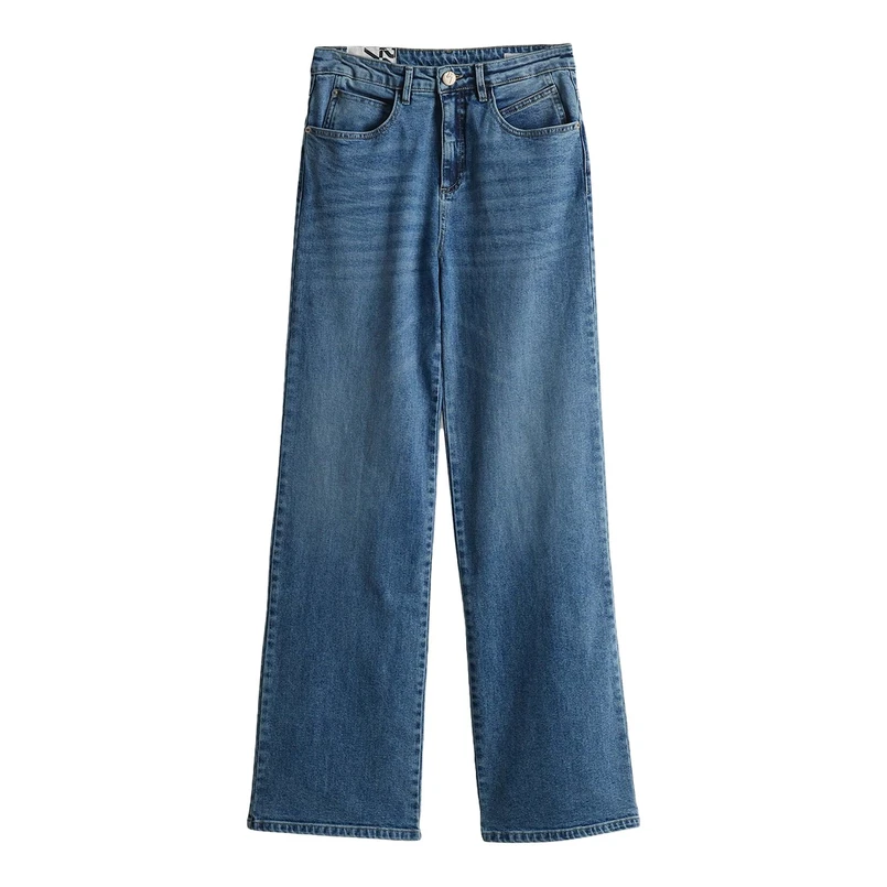 Opus Dames Jeans 10387910391337 Mid blue denim