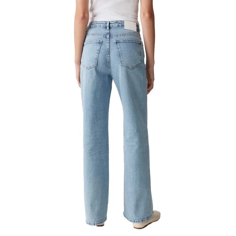 Opus Dames Jeans 10387910391338 Light blue denim