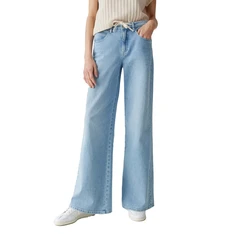 Opus Dames Jeans 10399813070316 Light blue denim