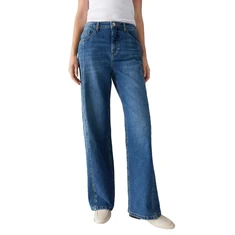 Opus Dames Jeans Mivy lane Mid blue denim