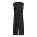 Opus Dames Jumpsuit Moneli shadow Kobalt