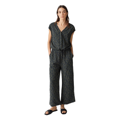 Opus Dames Jumpsuit Moneli shadow Kobalt