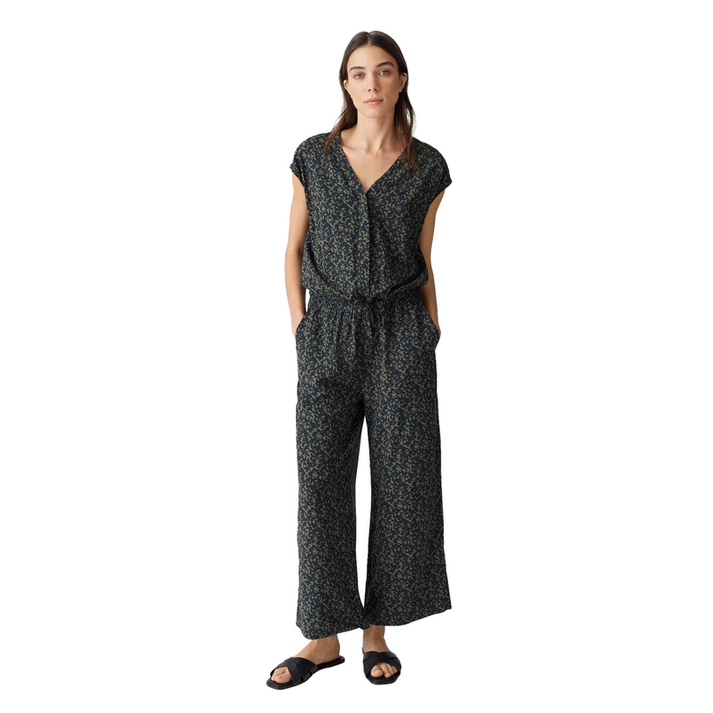 Opus Dames Jumpsuit Moneli shadow Kobalt