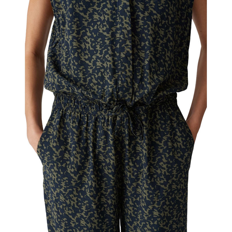 Opus Dames Jumpsuit Moneli shadow Kobalt