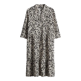 Opus Dames Jurk 10400413072100 Zwart