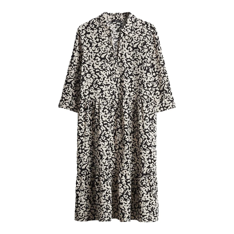 Opus Dames Jurk 10400413072100 Zwart