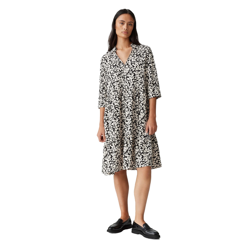 Opus Dames Jurk 10400413072100 Zwart