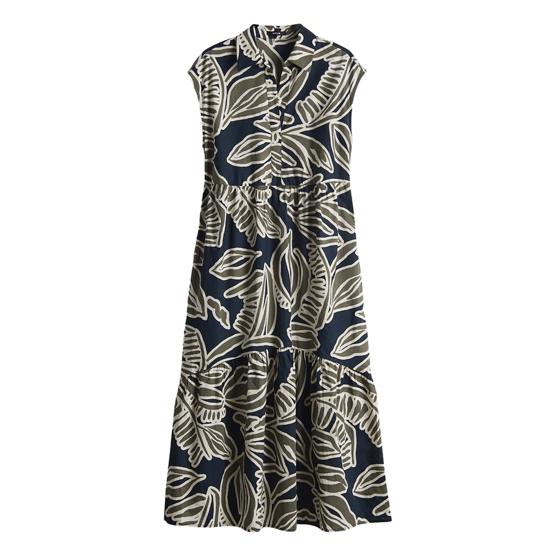 Opus Dames Jurk 10423713228100 Olijf