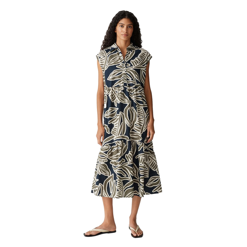Opus Dames Jurk 10423713228100 Olijf
