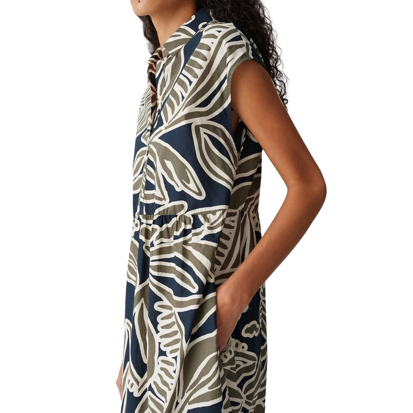 Opus Dames Jurk 10423713228100 Olijf