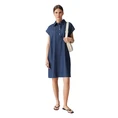 Opus Dames Jurk 10441513341100 Mid blue denim