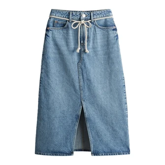 Opus Dames Rok 10385412403315 Mid blue denim