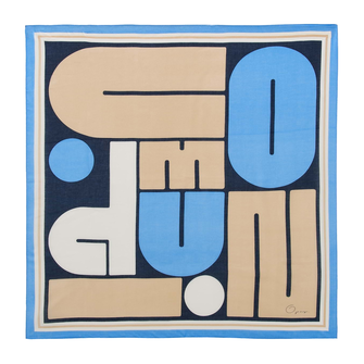 Opus Dames Sjaal 10356512765100 Bleu