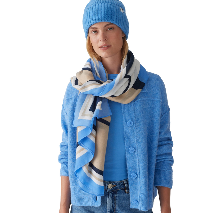 Opus Dames Sjaal 10356512765100 Bleu