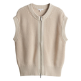 Opus Dames Vest 10385012985315 Beige