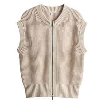 Opus Dames Vest 10385012985315 Beige